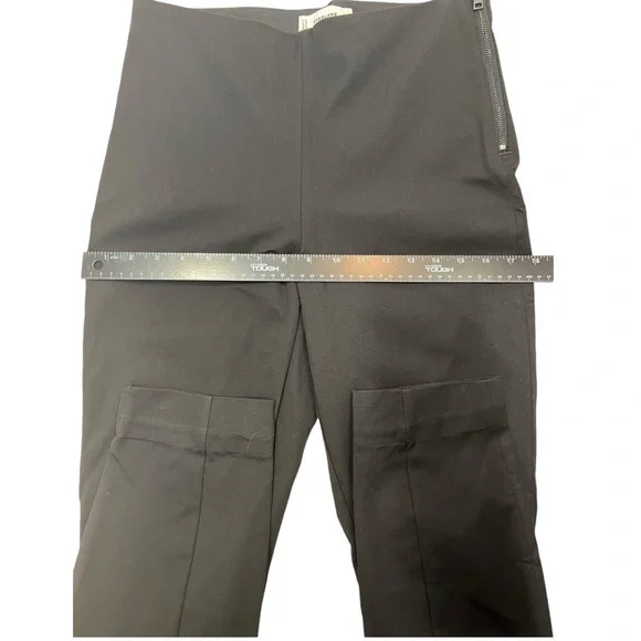 Everlane Dress Pants The‎ Side-Zip Ankle Stretch Cotton Work Womens Black Size 6 - Picture 9 of 15